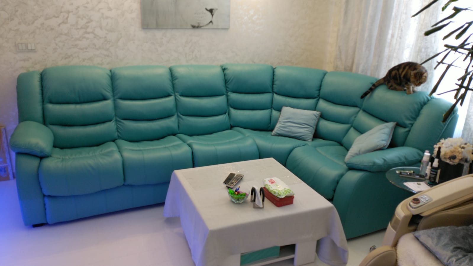 Перетяжка дивана на дому. Хорошёво-Мнёвники