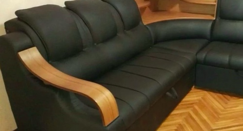 Перетяжка кожаного дивана. Хорошёво-Мнёвники
